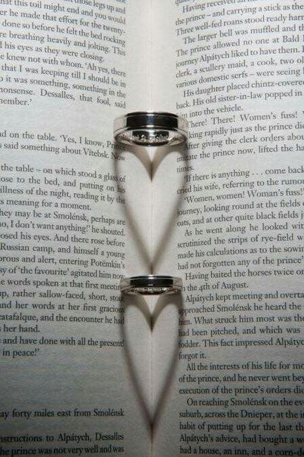 Fotos  de tu anillo  en libros 💗 💍📖 - 5