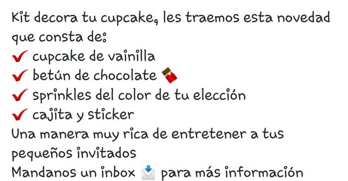 Kit decora tu Cupcake 👦👧 - 3