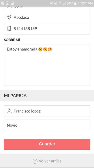 Aparezco como Novio en la aplicación 😩 - 1