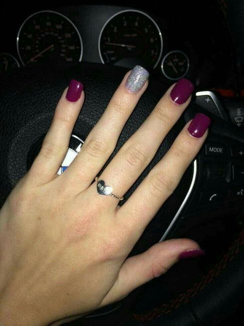 Uñas en morado💜 - 7