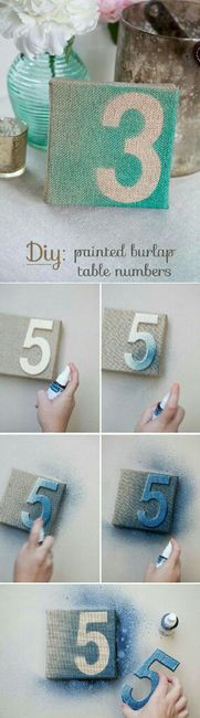 💕números  de mesa diy💕 - 14