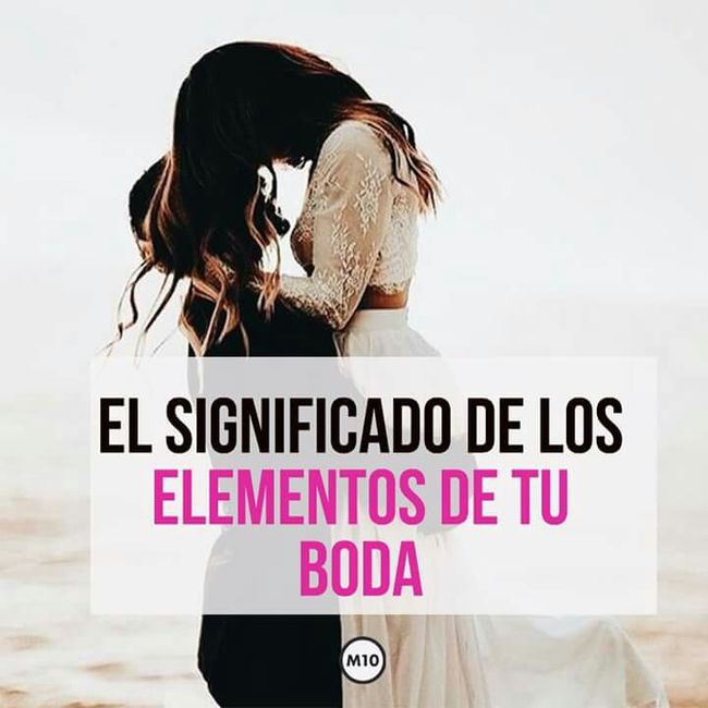 Elementos  de boda  y sus significados. - 1