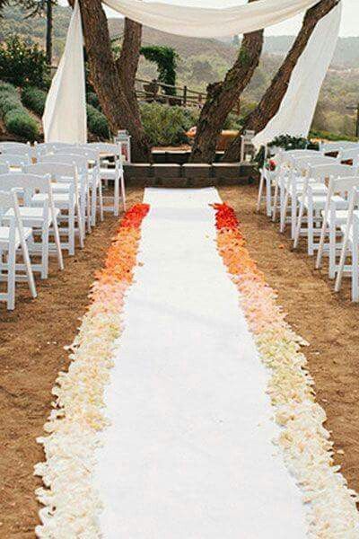 10 pasillos de boda creativos 💗 - 2