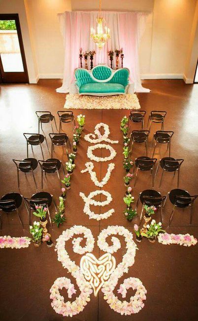 10 pasillos de boda creativos 💗 - 5