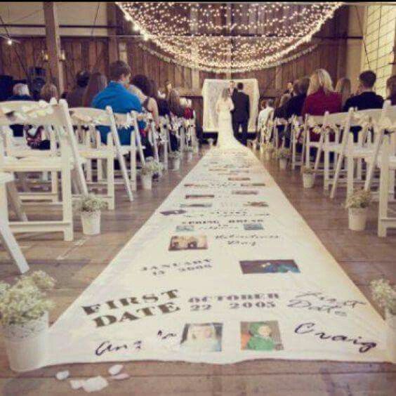 10 pasillos de boda creativos 💗 - 8