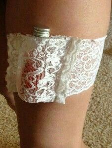 Liga👰 con botellita  de tequila - 4