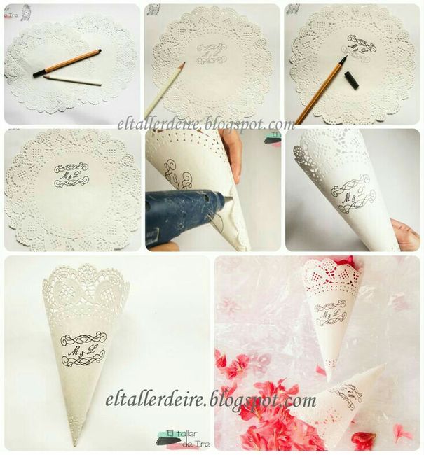 Conos  con mandalas Diy💒 - 2