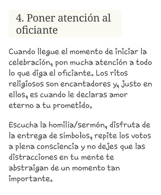 5 cosas q debes hacer en la  ceremonia - 8