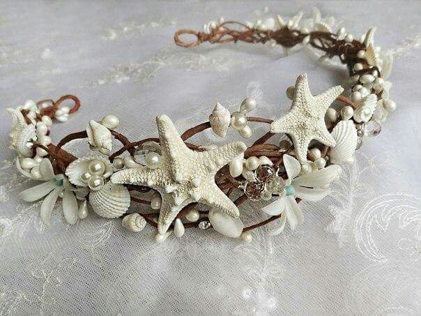 Tocados para boda en playa🐚 - 7