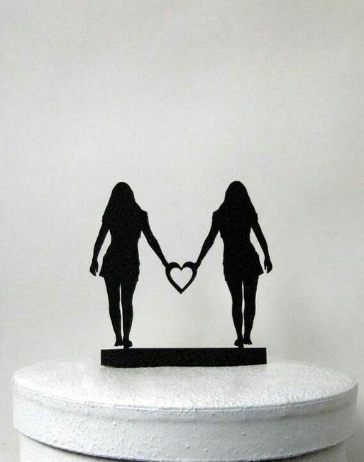 Cake toppers 👭💗 - 3