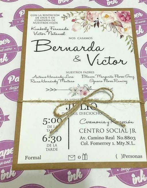 Chicas que hayan hecho sus invitaciones ayuda :( - 5