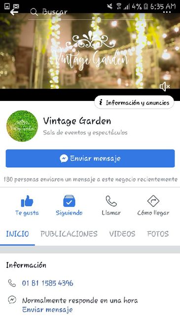 Jardín para velada romántica en  Monterrey - 1