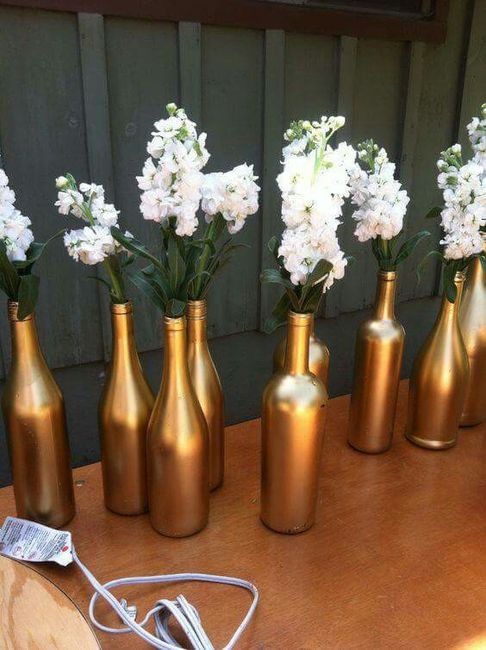 Decoración con botellas 🍾💕 2