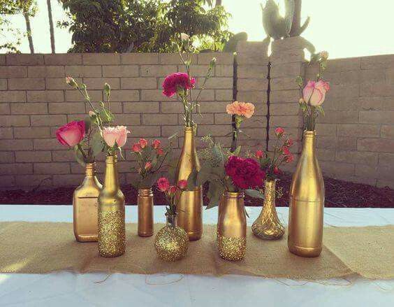 Decoración con botellas 🍾💕 4