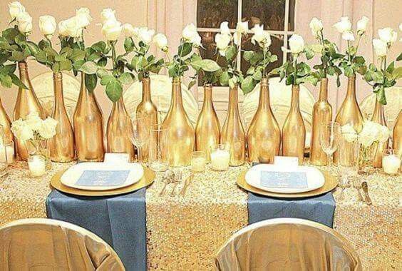 Decoración con botellas 🍾💕 13