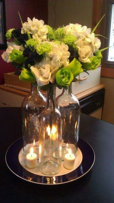 Decoración con botellas 🍾💕 14