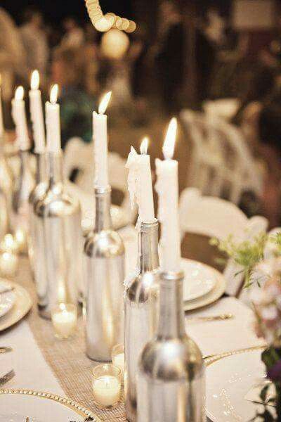 Decoración con botellas 🍾💕 18