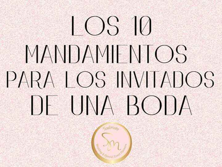 10 mandamientos de invitados - 1