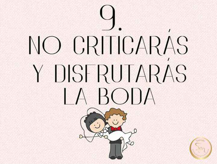 10 mandamientos de invitados - 10
