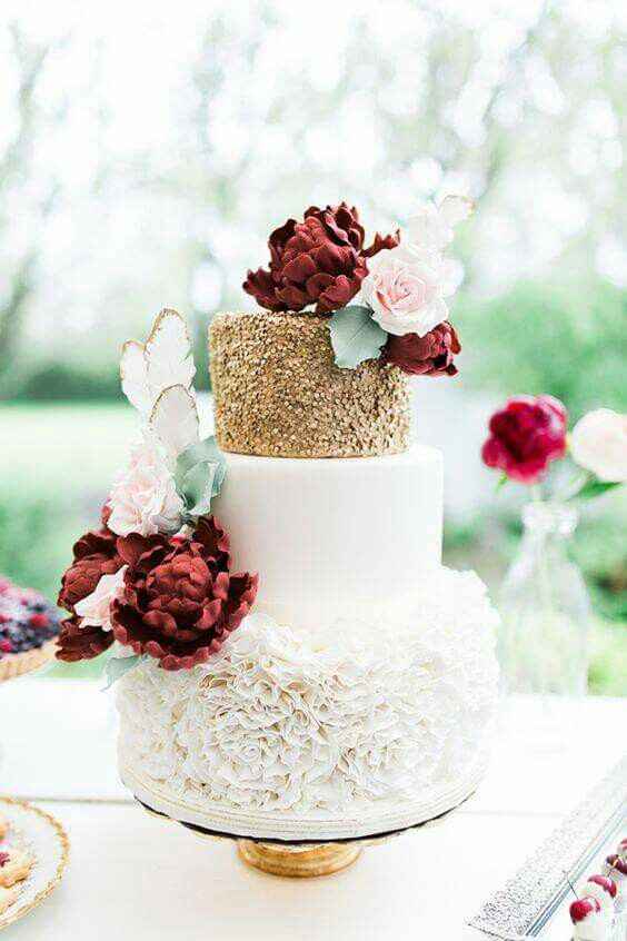 Pasteles de boda de oro💫 - 1