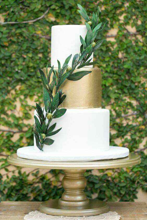 Pasteles de boda de oro💫 - 2
