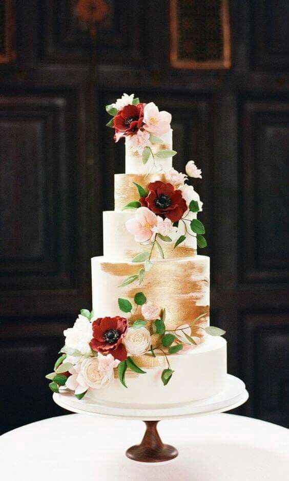 Pasteles de boda de oro💫 - 6
