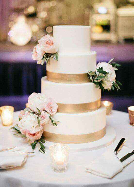 Pasteles de boda de oro💫 - 7