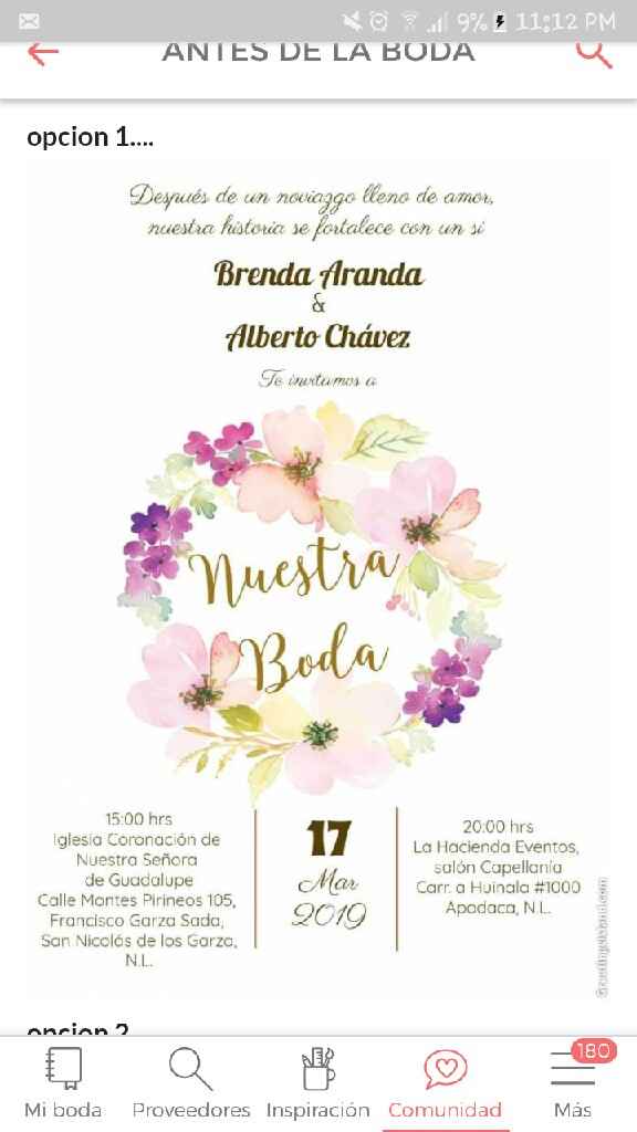 Diseño de invitacion, opiniones?? - 1