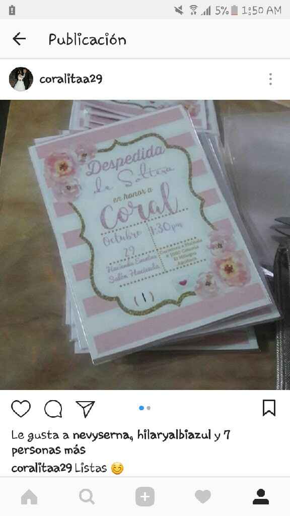 Quién diseño sus invitaciones de despedida de soltera??? - 2