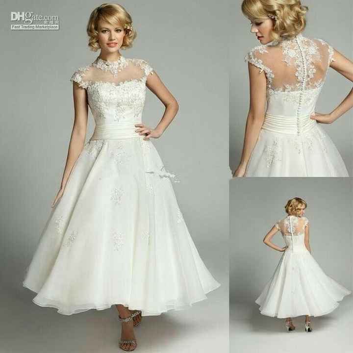 Vestidos👰hasta  los tobillos - 2