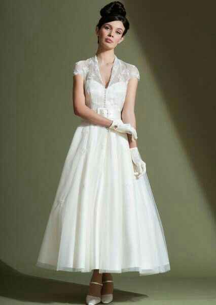 Vestidos👰hasta  los tobillos - 3