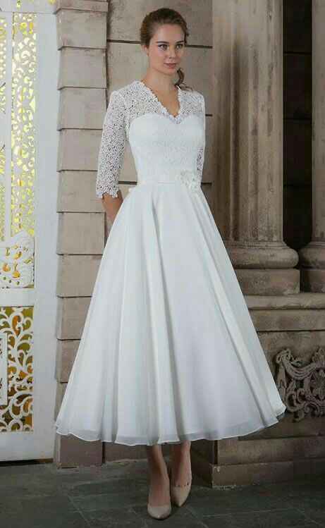 Vestidos👰hasta  los tobillos - 6