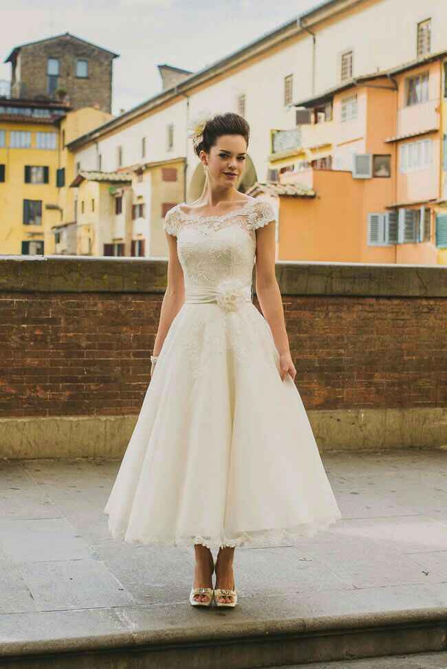 Vestidos👰hasta  los tobillos - 7