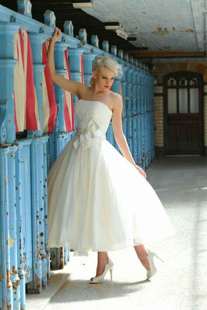 Vestidos👰hasta  los tobillos - 8