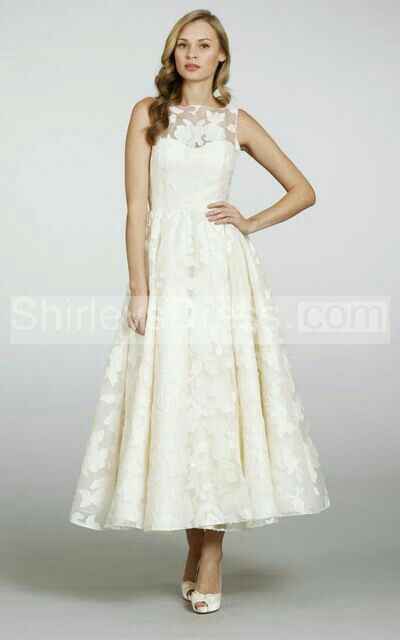 Vestidos👰hasta  los tobillos - 9