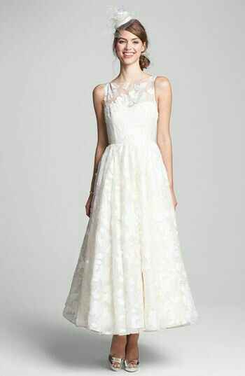 Vestidos👰hasta  los tobillos - 10