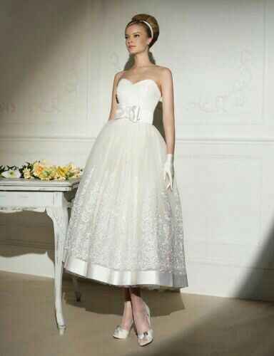 Vestidos👰hasta  los tobillos - 14