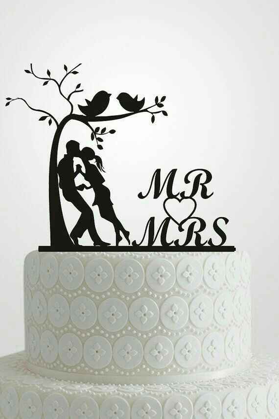 Cake topper :conejitos - 1