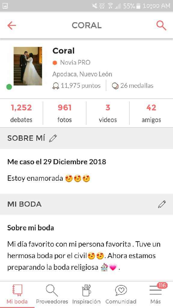 Aparezco como Novio en la aplicación 😩 - 1