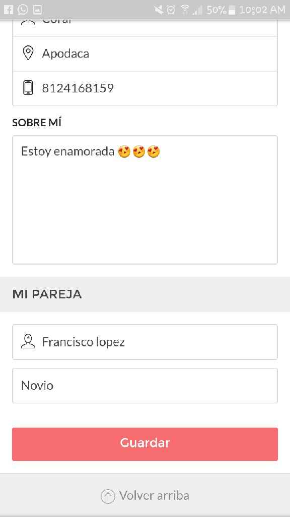 Aparezco como Novio en la aplicación 😩 - 1