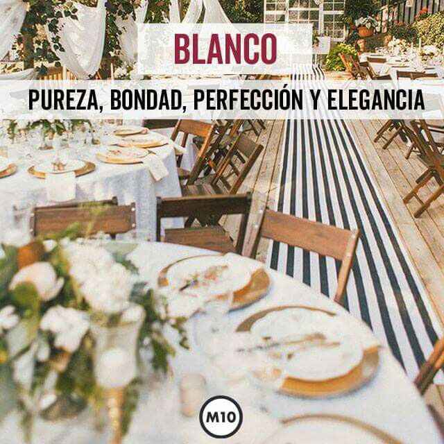 Significado  de los colores  en tu boda - 4