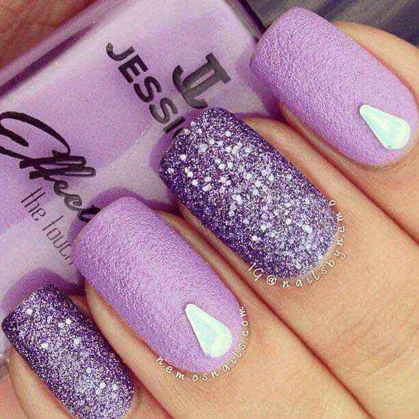 Uñas en morado💜 - 3