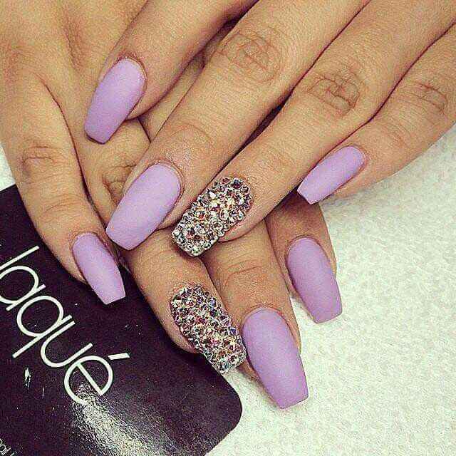 Uñas en morado💜 - 4
