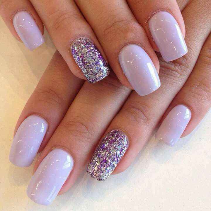 Uñas en morado💜 - 6