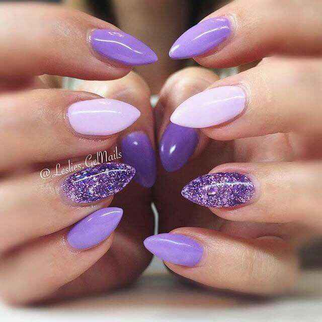 Uñas en morado💜 - 9