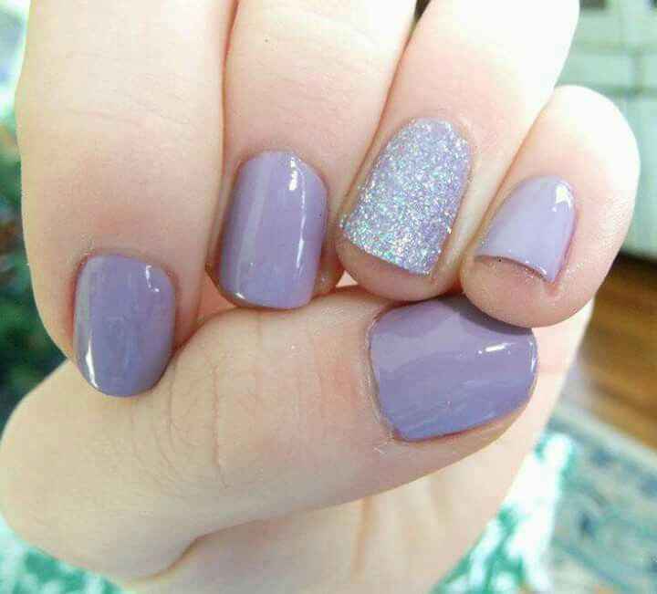 Uñas en morado💜 - 17