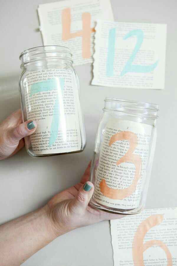 💕números  de mesa diy💕 - 4