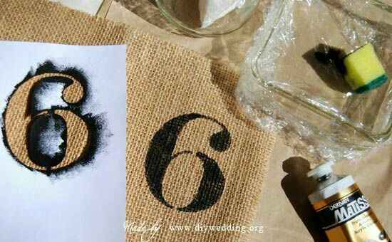 💕números  de mesa diy💕 - 7