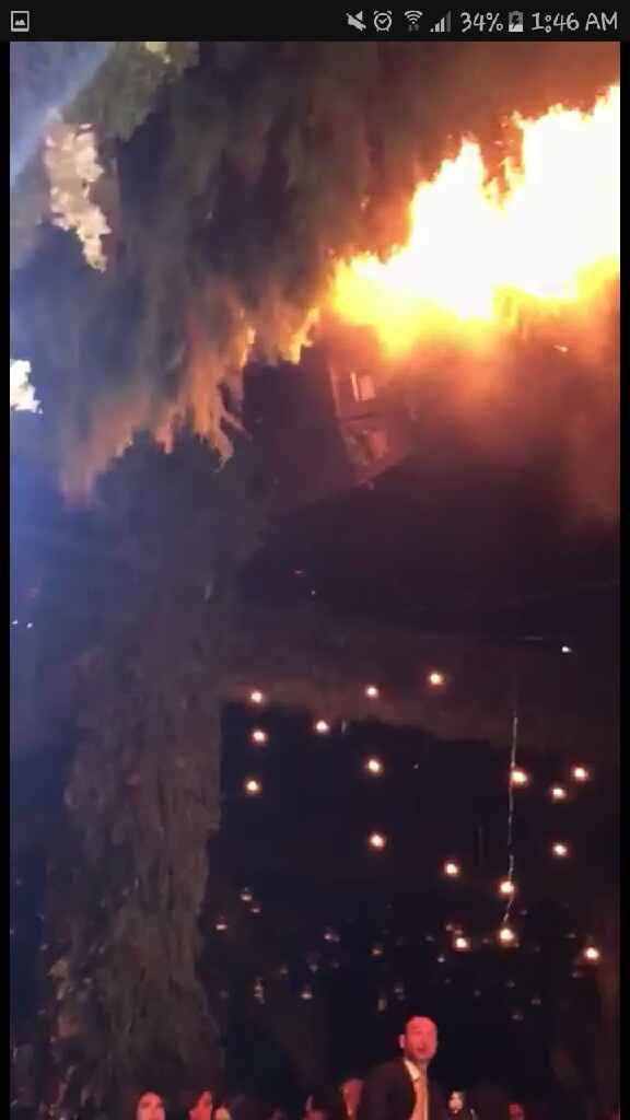 Se incendia  boda con chispero - 2