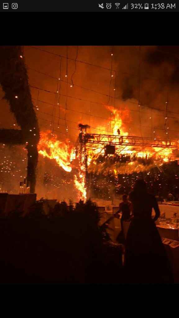 Se incendia  boda con chispero - 6
